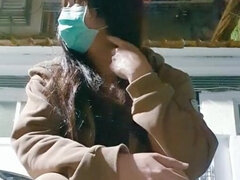 18 let, Amatéři, Asijské, Venku, Pissing, Sólo, Teenka