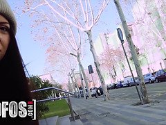 Italian teen (Rebecca Volpetti) getting her bootie screwed in public - mofos