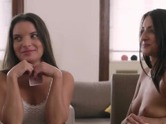 Avsugning, Ansiktsbehandling, Tonåring, Trekant, Tuttar