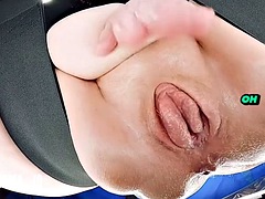 I want you to tongue fuck your moms pumped meaty pussy