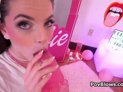 18 anni, Pompino, Brunetta, Gola profonda, Vibratore, Imbavagliando, Figa, Ragazza