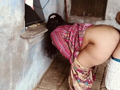 Hatalmas hátsó, Pár, Házi készítésű, Indiai, Fehérnemű