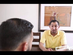 Grosser schwanz, Blasen, Tochter, Schwanz, Hd, Latina, Zierlich, Taboo