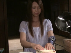 Petite Asian lady is here to suck a mean pecker