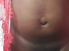 Africano, Nero, Crossdresser, Masturbazione, Solo