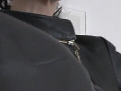 Sniffing Squeaky Leather Gloves, Hand Over Mouth Lady Victoria Valente Jerk off Instructions for Small Cocks