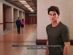 Freshwoman #10 - Julia Gave Simon a Blow Job Under the Table.