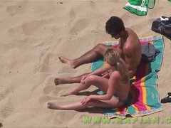 naked women on the beach