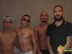 Leie, Amerikanisch, Blasen, Paar, Spermaladung, Schwul, Behaart