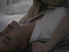 ブロンド, ドイツ人, なめる, 自然山雀, オフィス, 靴下, スパンキング, オッパイの