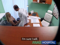 Nikky Dream and George Uhl team up to take two loads from fake hospital slut