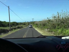 Ranta, Sormetus, Tyttöystävä, Käsihoito, Orgasmi, Julkinen, Pillu, Tirkistelijä