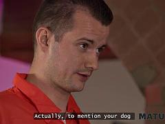 MATURE4K. MILF neighbour was so horny so she fucked a Thief and sucked his cock