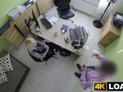 Wonderful blond bent over and screwed hard in office