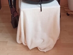 Black spandex with crop