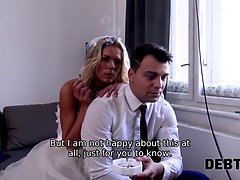 Debt4k. Real Man Has Sex With Busty Hottie With Big Debts