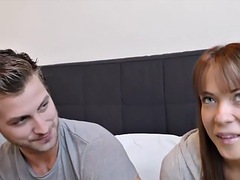 HUNT4K. Boy cant pay for hotel and has to watch his girlfriend fuck