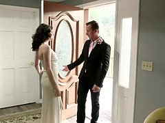 Stunning Brunette Jessica Rex Takes A Fast Fuck With Her BF Before The Wedding