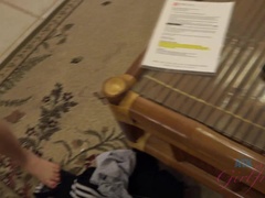 Amatør, Fodjob, Kæreste, Håndjob, Olie, Orgasme, Lille kvinde, Bryster