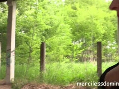 The Abandoned Airbase &ndash; Mr. Blueberry - Belly Punch, Kicking and Whipping with Lady G and Madame Anna Konda