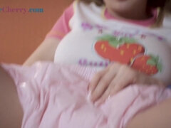 Cherry English Butt Plug Diaper Orgasm