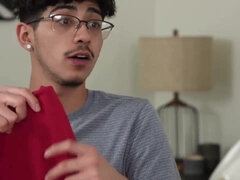 Stepmom knows what boys think of her big tits and uncensored threesome action