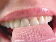 Baben, Stor kuk, Blondin, Avsugning, Par, Europeisk, Ansiktsbehandling, Suger