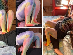 緊縛, デカ尻, ボンデージ, フェムドム, 陵辱, 穴開きパンティ, 奴隷