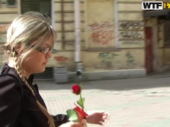 Sexy couple fucking in public places