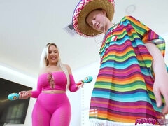 Chica, Gorda, Tetas grandes, Rubia, Madres para coger, Coño, Realidad, Madrastra