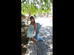 Hot Stepsister Expressiagirl Shows off Her Assets at a Public Waterpark and Gives Stepbrother a Blowjob There