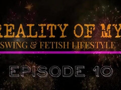 Big-Breasted amateur banging two dicks at once in interracial threesome orgy