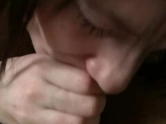 素人, フェラチオ, 茶髪の, 口内発射, ハメ撮り