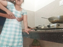 20 Yers Old Indian Desi Village Bhabhi Was Fucked by Dever in Kitchen on Clear Hindi Audio
