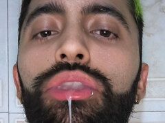 Amatorka, Arabskie, Łazienka, Duży kutas, Wytrysk, Gej, Masturbacja, Solo