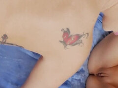 Blondin, Brunett, Sperma shot, Ansikte sitter, Pov, Trekant