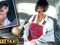 Super Sexy French Student Seduces Taxi Driver For A Free Ride