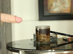 Nathaly Cherie's Passion: Drenching in Cum While Wearing Lingerie