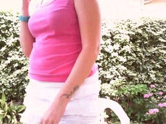 Grote kont, Fetisj, Buiten, Pissen, Alleen