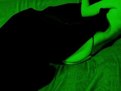 Student Caught in Bed Masturbating with Night Vision Camera. She Was Horny and Was Recorded While in a Hostel