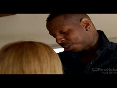 Aiiden Star cucks hubby in extremely hard interracial action