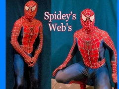 Spidey's Web's Spidermans Big Cock Spidermans Cumshot