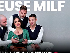 FreeUse Milf - Hot secretary Jasmine Jae satisfies all the lustful needs of her bosses