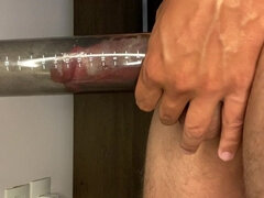 Older Man Had a Chance Encounter and Used His Penis Pump to Make His Penis Thicker