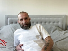 아마추어, 아빠, 페티쉬, 머리카락이 많은, 혼자, 문신