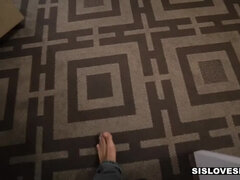 Blondine, Samling, Komme i munden, Sædskud, Familie, Pov, Ridning, Barberet