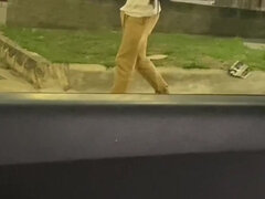 Cumizás, Gépkocsi, Pár, Meleg, Maszti, Szabadban, Nézőpont