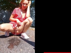 Gina Monelli Public Pissing and Squirt Solo
