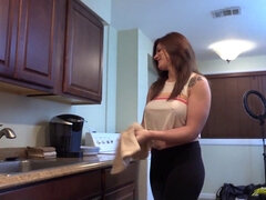 Blackmailing my stripper step mummy series - mom creampie