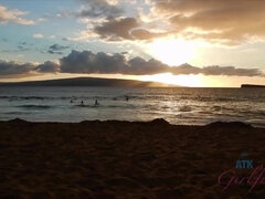 Danni makes it to Hawaii, and the nude beach.